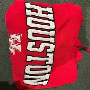 Red Houston cougars hoodie